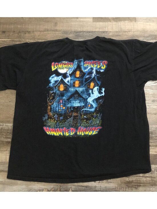Anvil Other - Vtg Vintage Carnival of Fears Lombard Jaycees Haunted House Mens 2XL T Shirt